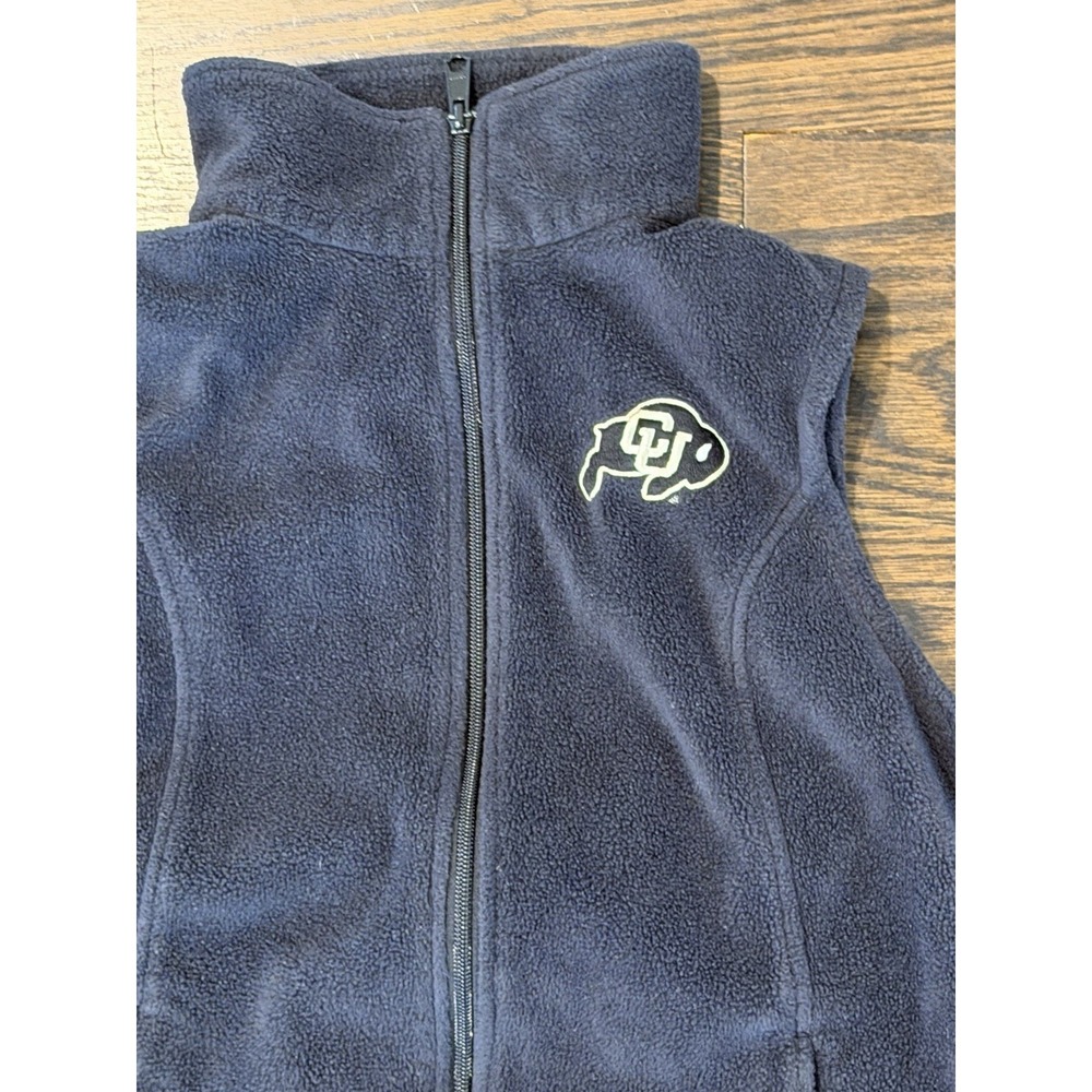Columbia Colorado University Vest Boulder Buffaloes Mens Medium Fleece Best